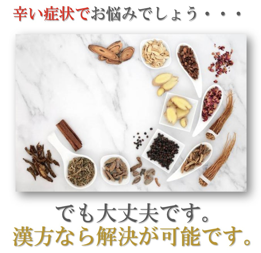 辛い更年期の漢方療法のコツは ホルモンの減少についていけない身体を 追従できるようにバランスを整えること。